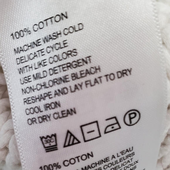 Tommy Bahama Women's White Cotton Short Sleeve Cable Knit Sweater Top Size Small - Picture 9 of 9